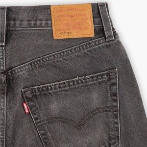 Black Washed 90’s 501 LEVI’S straight jeans